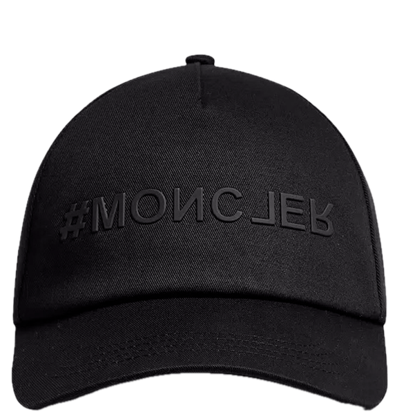  Mũ Nam Moncler Gabardine Baseball Cap 'Black' 