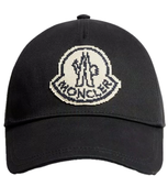  Mũ Nam Moncler Gabardine Baseball Cap 'Black' 