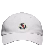  Mũ Nam Moncler Gabardine Baseball Cap 'White' 