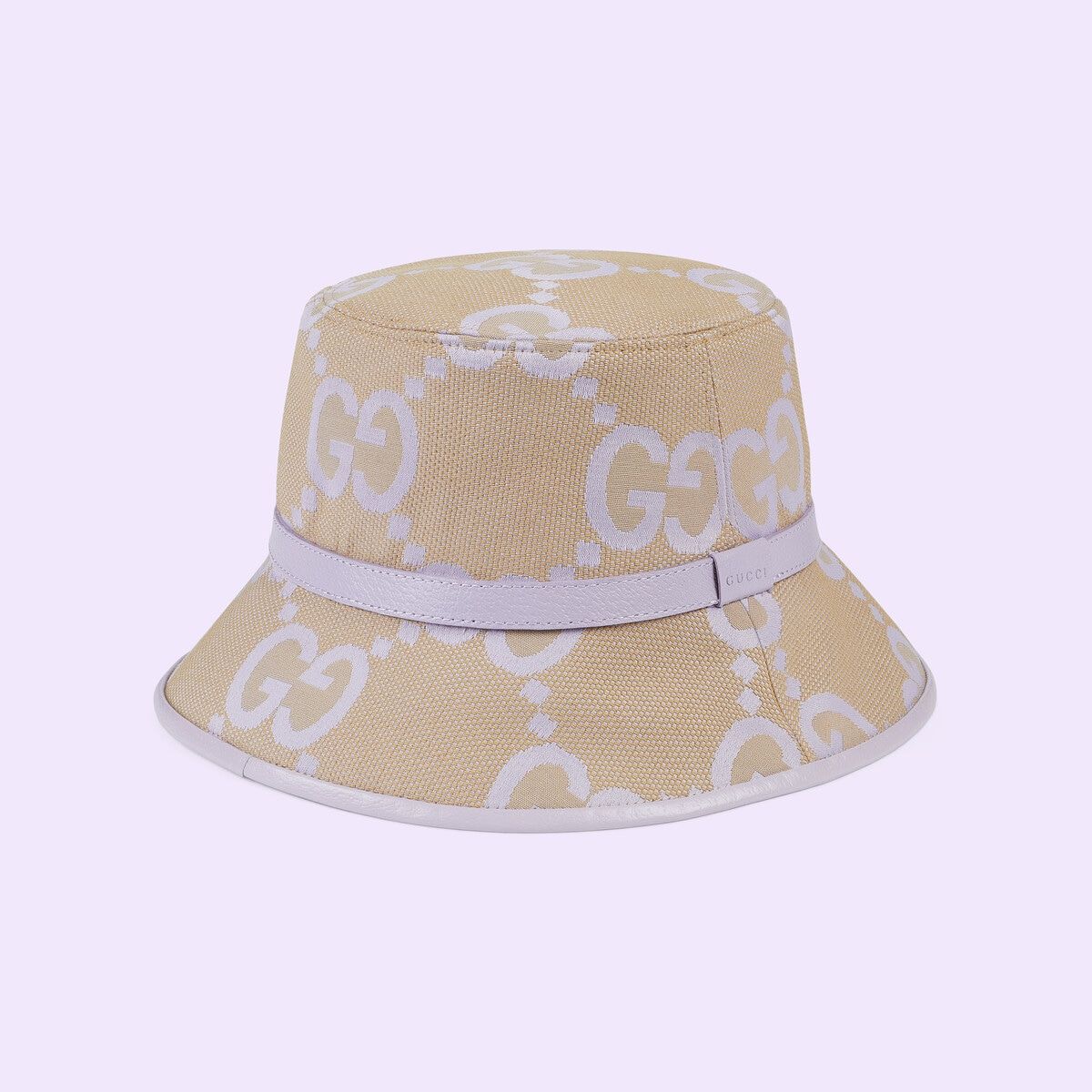 Mũ Nữ Gucci Jumbo GG Bucket Hat 'Beige Purple' 730336-3HAPT-8871 – LUXITY