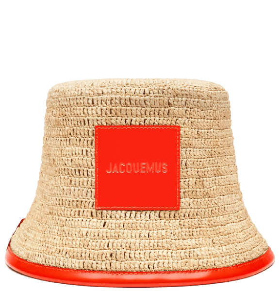 Mũ Nữ Jacquemus Soli Bucket Hat 'Natural Orange' 