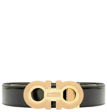  Thắt Lưng Nam Salvatore Ferragamo Gold Logo 'Black' 