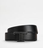  Thắt Lưng Nam Tod's T Timeless Reversible Belt Leather 'Black' 