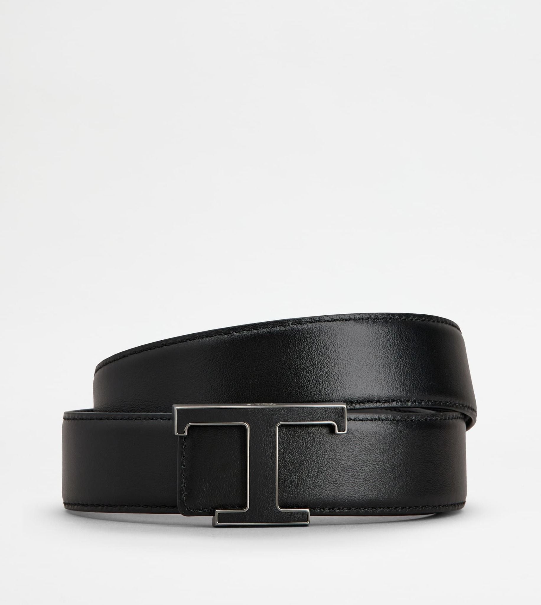  Thắt Lưng Nam Tod's T Timeless Reversible Belt Leather 'Black' 