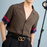  Thắt Lưng Nam Valentino Belt With V Logo 'Black' 