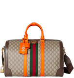  Túi Gucci Savoy Medium Duffle Bag 'Beige Orange' 