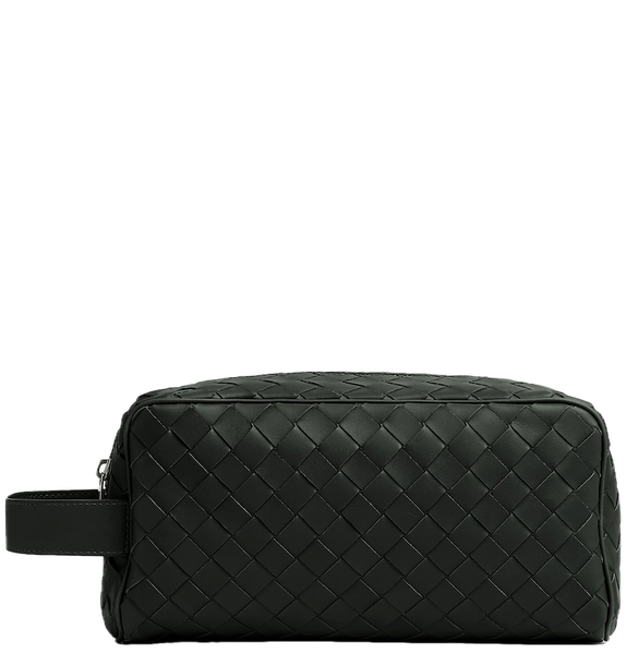  Túi Nam Bottega Veneta Intrecciato Travel Pouch 'Green' 