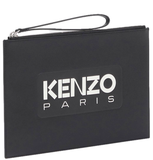  Túi Nam Kenzo Large 'Kenzo Emboss' Leather Pouch 'Black' 