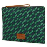  Túi Nam Kenzo Logo Large Shared Clutch 'Green' 