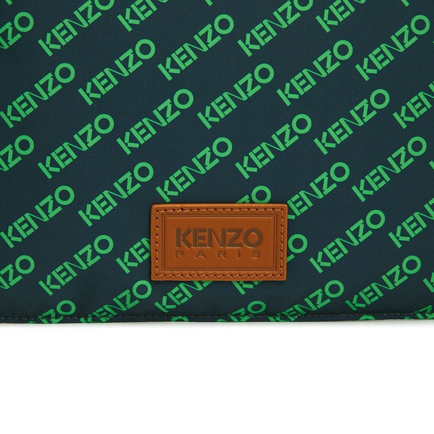  Túi Nam Kenzo Logo Large Shared Clutch 'Green' 