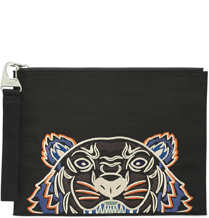  Túi Nam Kenzo Tiger Large Common Clutch 'Black' 
