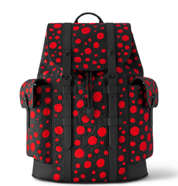  Balo Nam Louis Vuitton X Yk Christopher Backpack 'Black Red' 