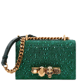  Túi Nữ Alexander McQueen Mini Jewelled Satchel 'Emerald' 