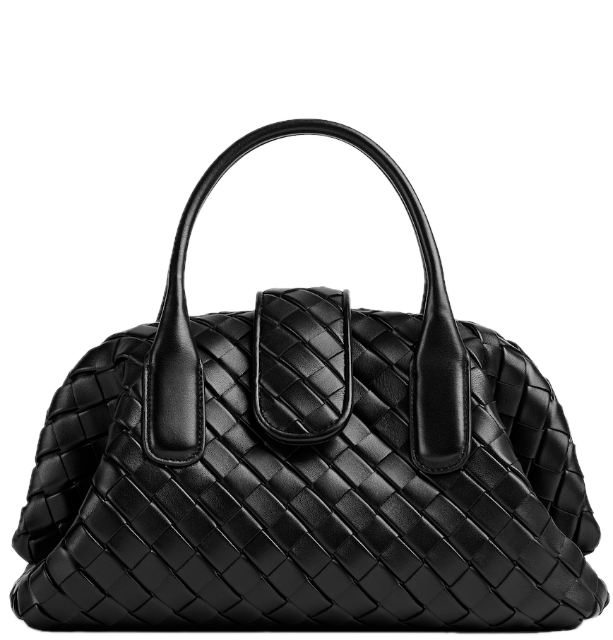  Túi Nữ Bottega Veneta Lauren 1980 Teen Bauletto 'Black' 
