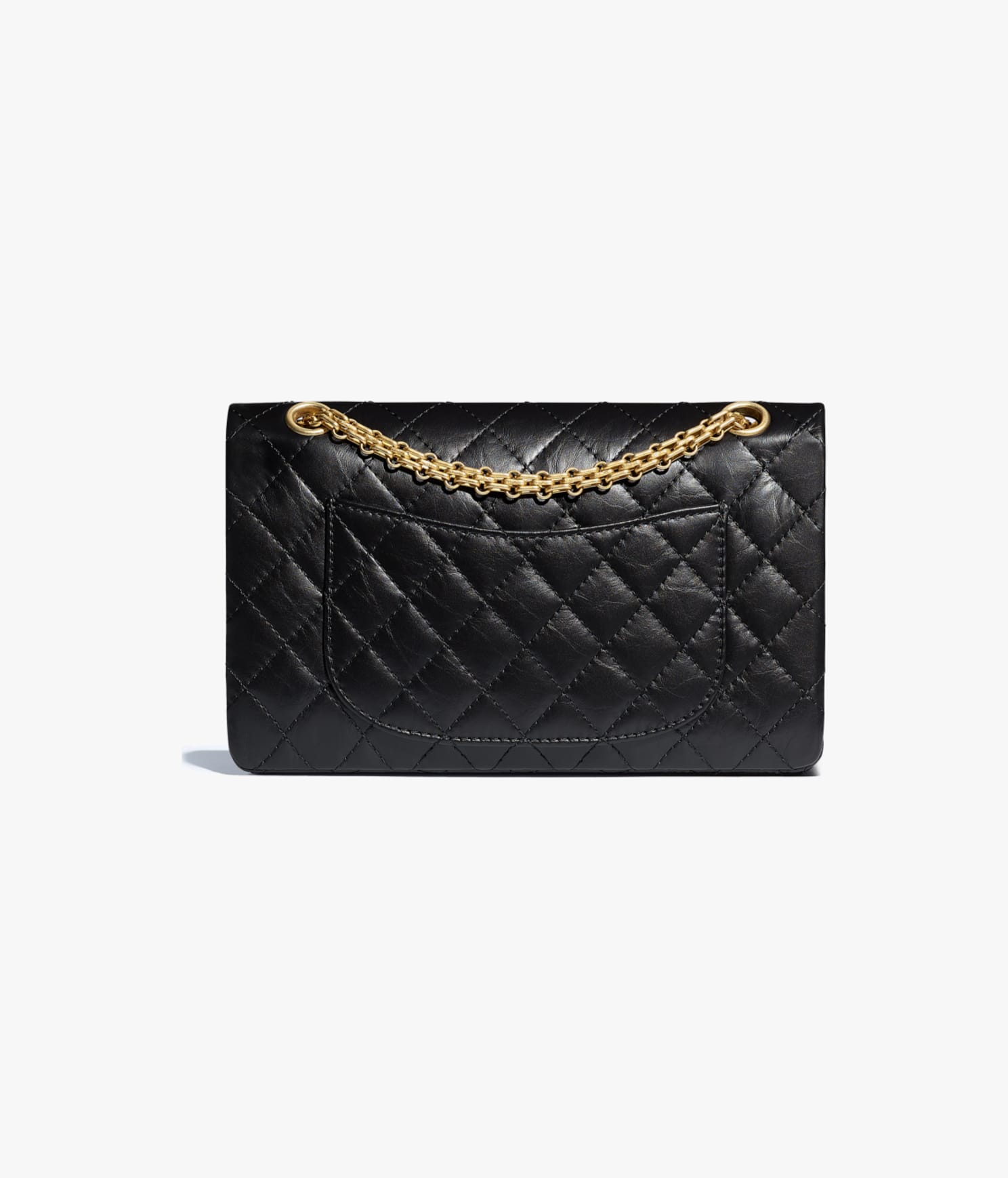 Tui N Chanel Aged Gold Tone Metal Black A37586 Y04634 C3906 LUXITY