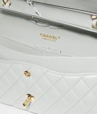  Túi Nữ Chanel Classic Handbag Lambskin 'Light Blue' 