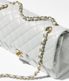  Túi Nữ Chanel Classic Handbag Lambskin 'Light Blue' 
