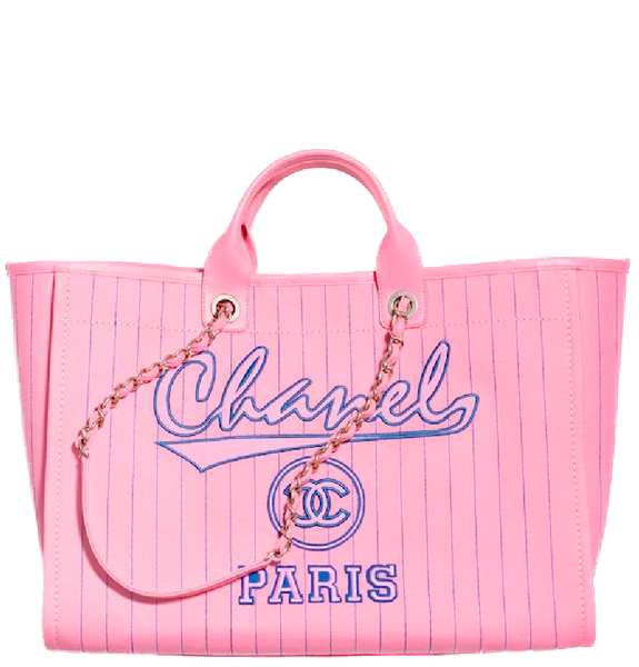  Túi Nữ Chanel Maxi Shopping Bag Calfskin Silver Tone Metal 'Pink' 