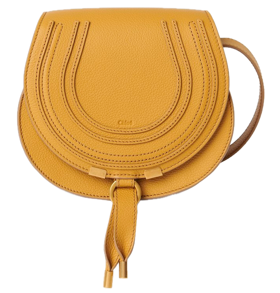  Túi Nữ Chloe Marcie Small Saddle Bag 'Honey Gold' 