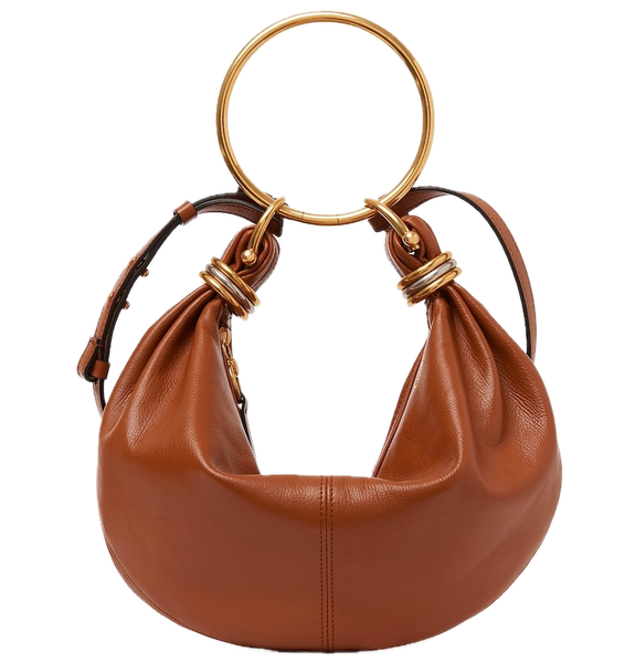  Túi Nữ Chloe Small Bracelet Hobo Bag 'Clay Brown' 