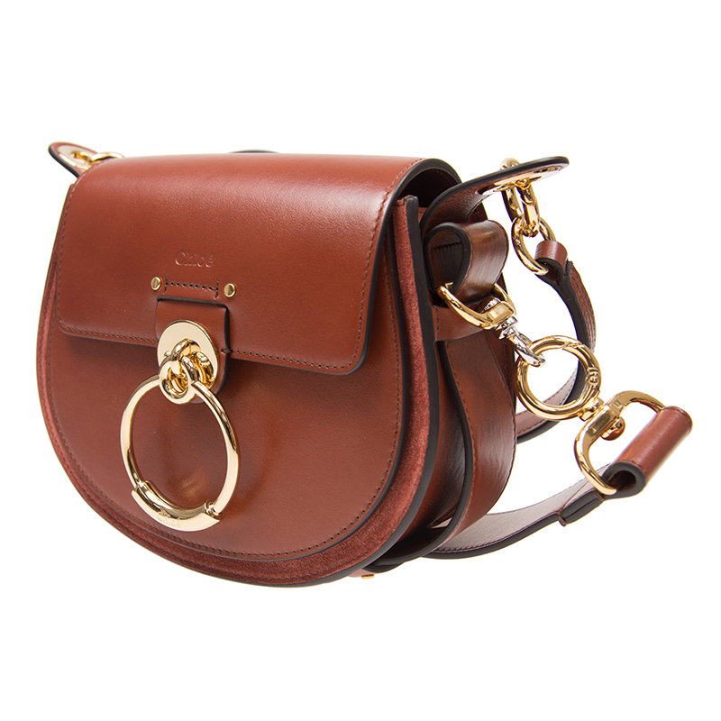  Túi Nữ Chloé Small Tess Shoulder Sepia 'Brown' 