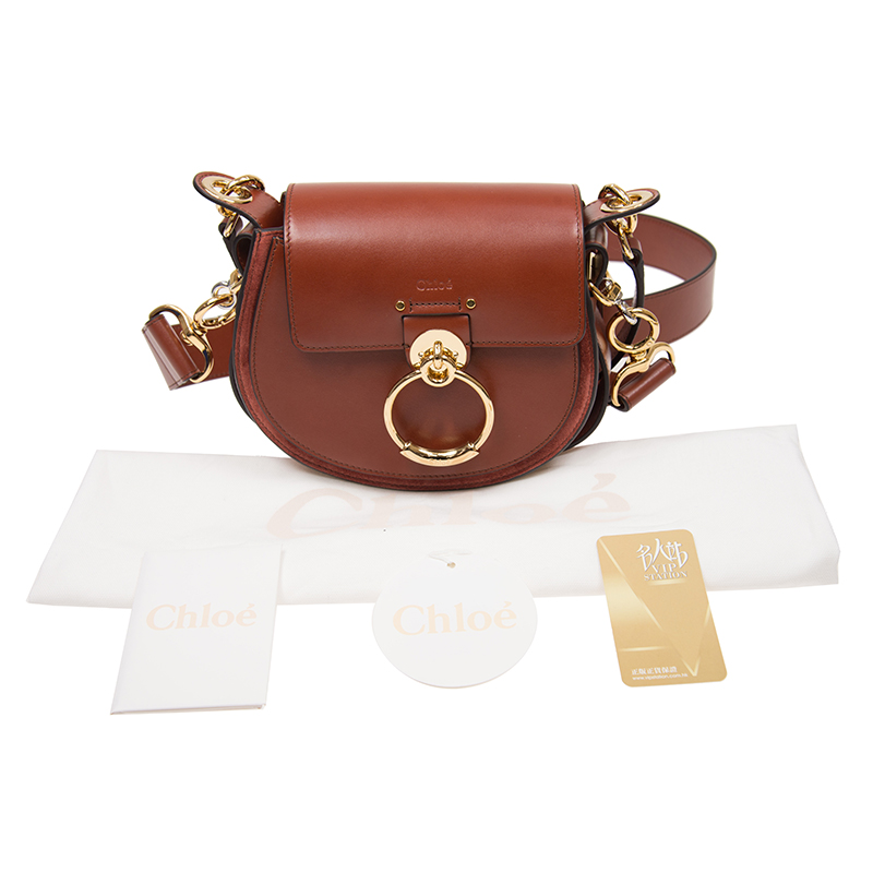  Túi Nữ Chloé Small Tess Shoulder Sepia 'Brown' 