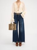  Túi Nữ Chloe Small Woody Tote Bag 'Bronze Brown' 