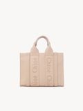  Túi Nữ Chloe Small Woody Tote Bag 'Cement Pink' 