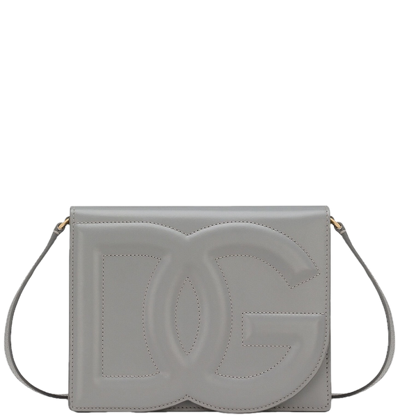  Túi Nữ Dolce & Gabbana DG Logo Crossbody Bag 'Grey' 