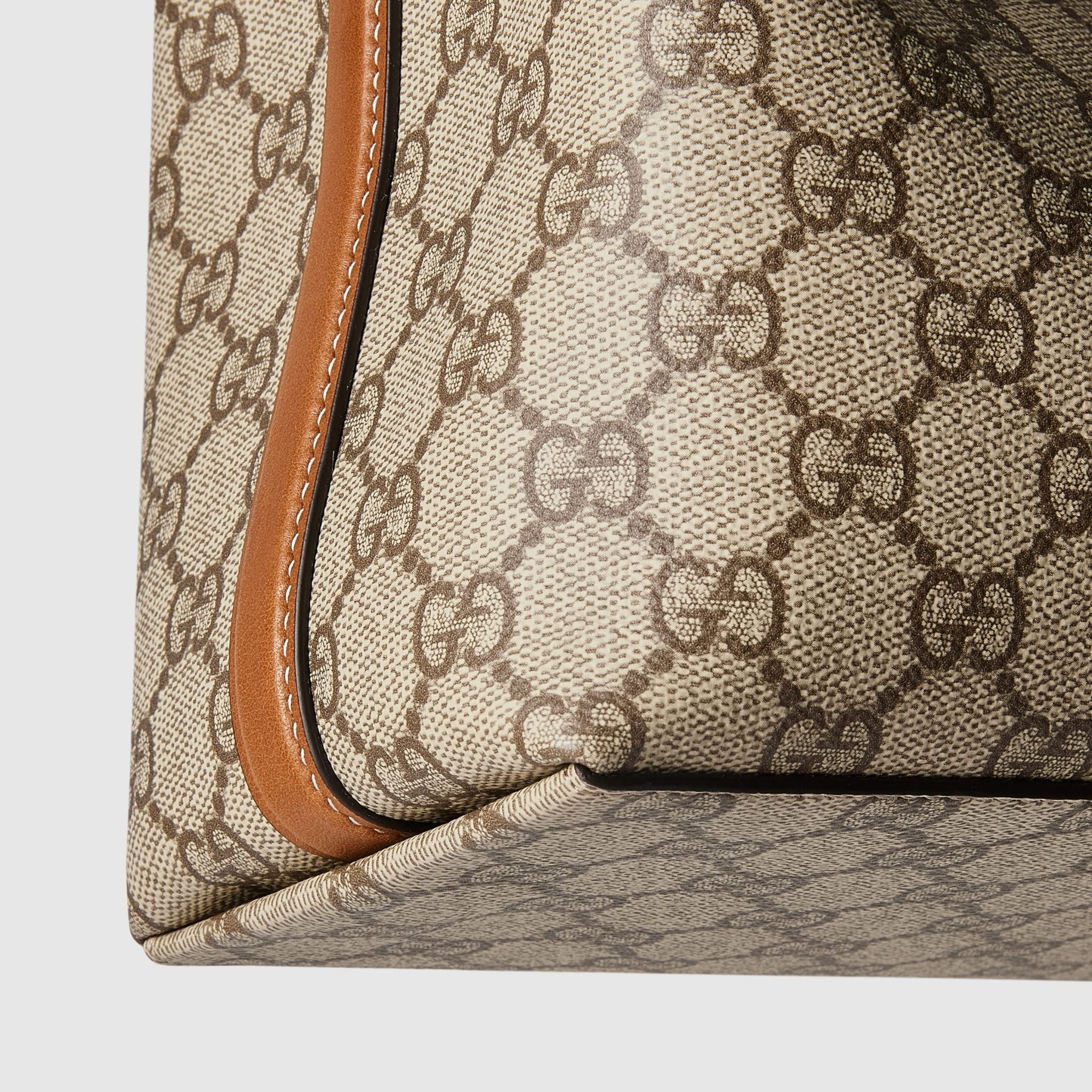  Túi Nữ Gucci GG Emblem Mini Bucket Bag 'Beige' 