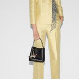  Túi Nữ Gucci GG Emblem Mini Bucket Bag 'Black' 