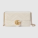  Túi Nữ Gucci GG Marmont Super Mini Bag 'White' 