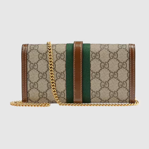  Túi Nữ Gucci Jackie 1961 Chain Wallet 'Beige' 