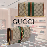  Túi Nữ Gucci Jackie 1961 Chain Wallet 'Beige' 