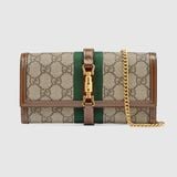 Túi Nữ Gucci Jackie 1961 Chain Wallet 'Beige' 