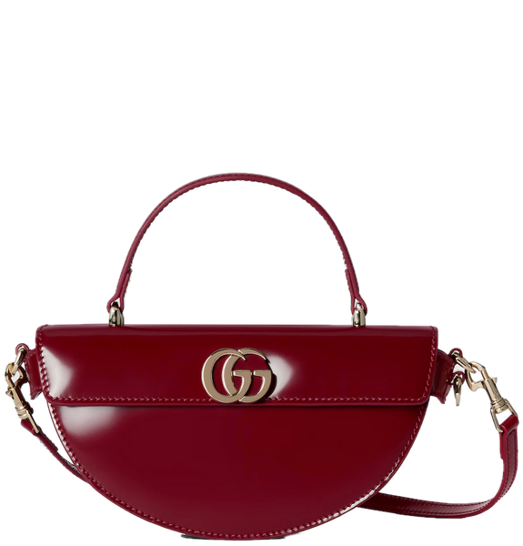  Túi Nữ Gucci Mini Half-moon Top Handle Bag 'Red' 