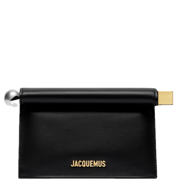  Túi Nữ Jacquemus Small Rond Carré Clutch 'Black' 