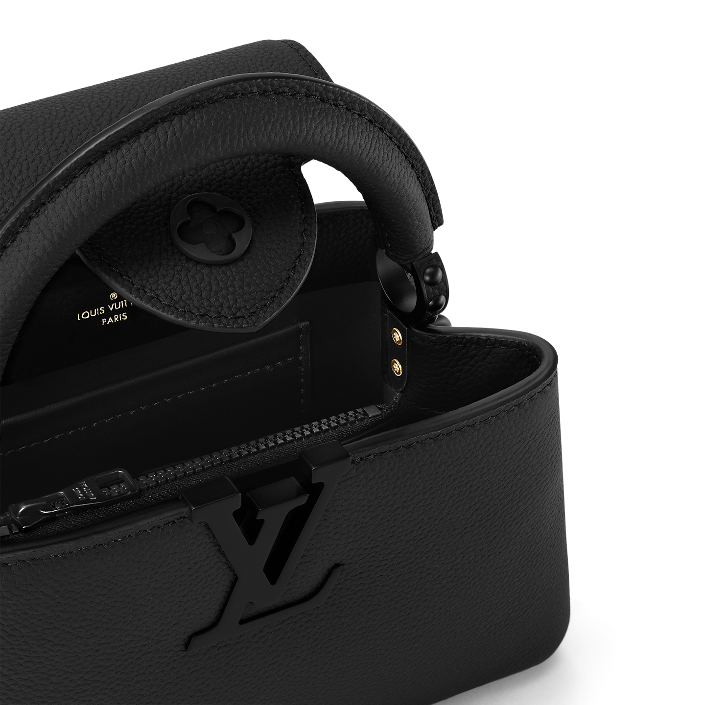 Túi Nữ Louis Vuitton Capucines East-West Mini Bag 'Black' M23955