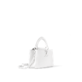  Túi Nữ Louis Vuitton Capucines East-West Mini Bag 'White' 