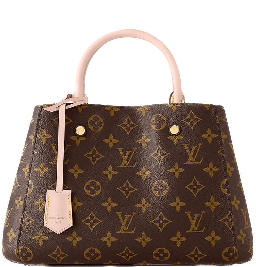  Túi Nữ Louis Vuitton Montaigne BB Monogram 'Brown Canvas' 