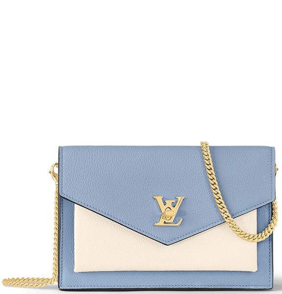  Túi Nữ Louis Vuitton Mylockme Chain Pochette 'Bleu Nuage' 