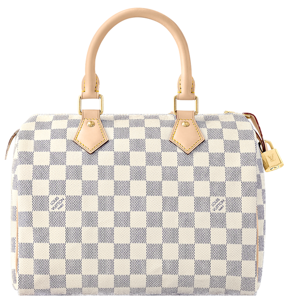  Túi Nữ Louis Vuitton Speedy 25 Damier Azur Canvas 'Cream' 