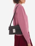 Túi Nữ Maison Kitsune Preppy Baguette 'Black' 
