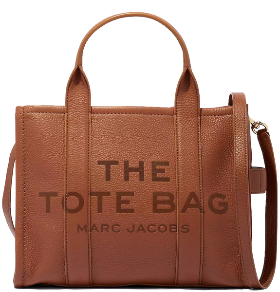  Túi Nữ Marc Jacobs Leather Medium Tote Bag 'Argan Oil' 