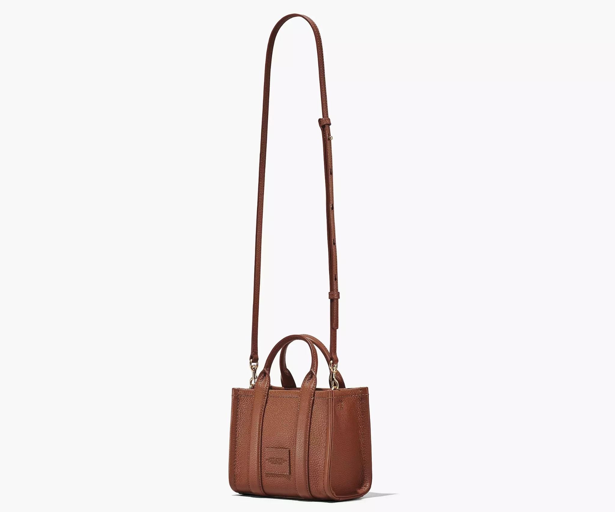  Túi Nữ Marc Jacobs Leather Mini Tote Bag 'Argan Oil' 