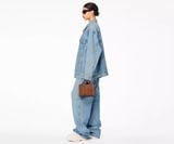  Túi Nữ Marc Jacobs Leather Mini Tote Bag 'Argan Oil' 