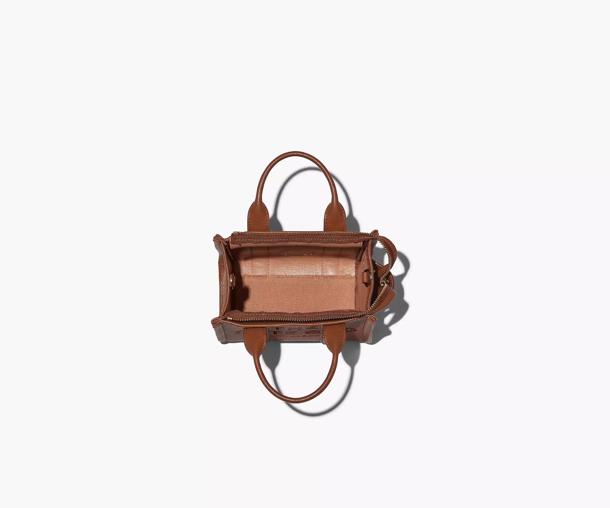  Túi Nữ Marc Jacobs Leather Mini Tote Bag 'Argan Oil' 