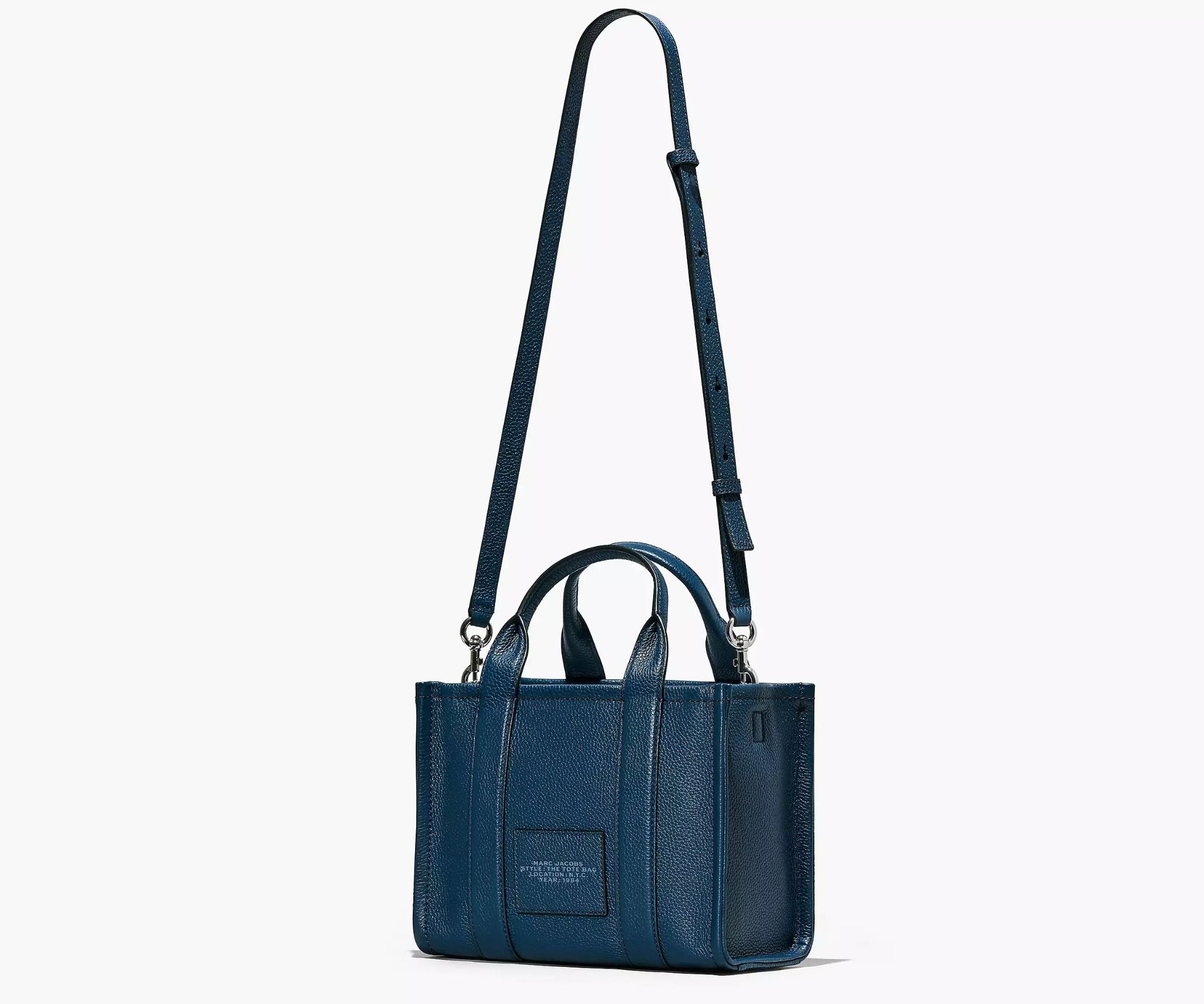  Túi Nữ Marc Jacobs Leather Small Tote Bag 'Blue Sea' 