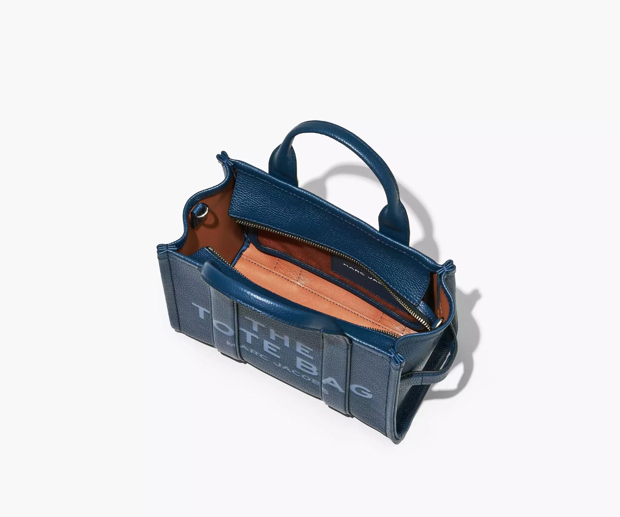  Túi Nữ Marc Jacobs Leather Small Tote Bag 'Blue Sea' 