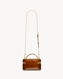 Túi Nữ Saint Laurent Gaby Vanity Bag 'Chataigne' 